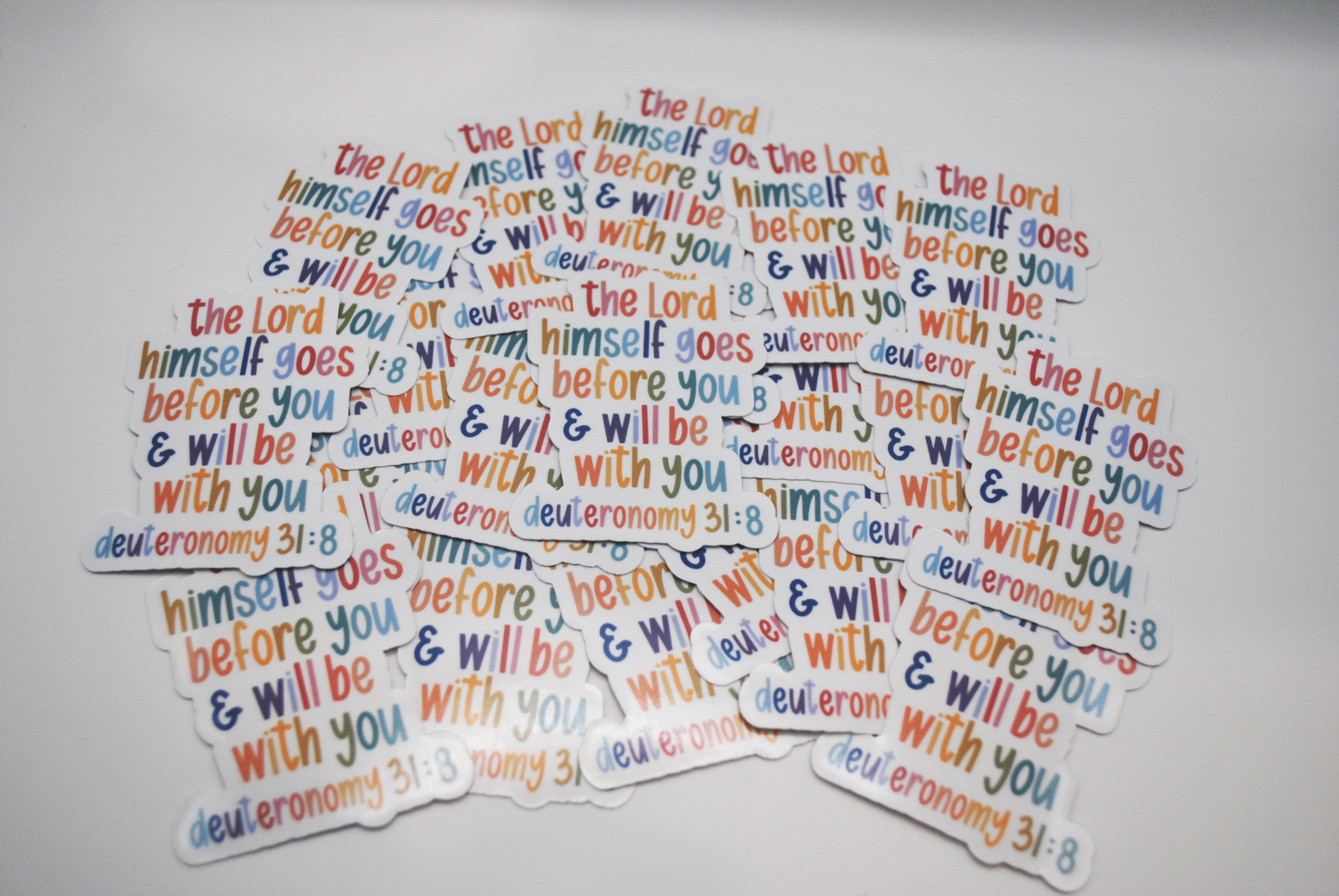 Deuteronomy Verse Sticker
