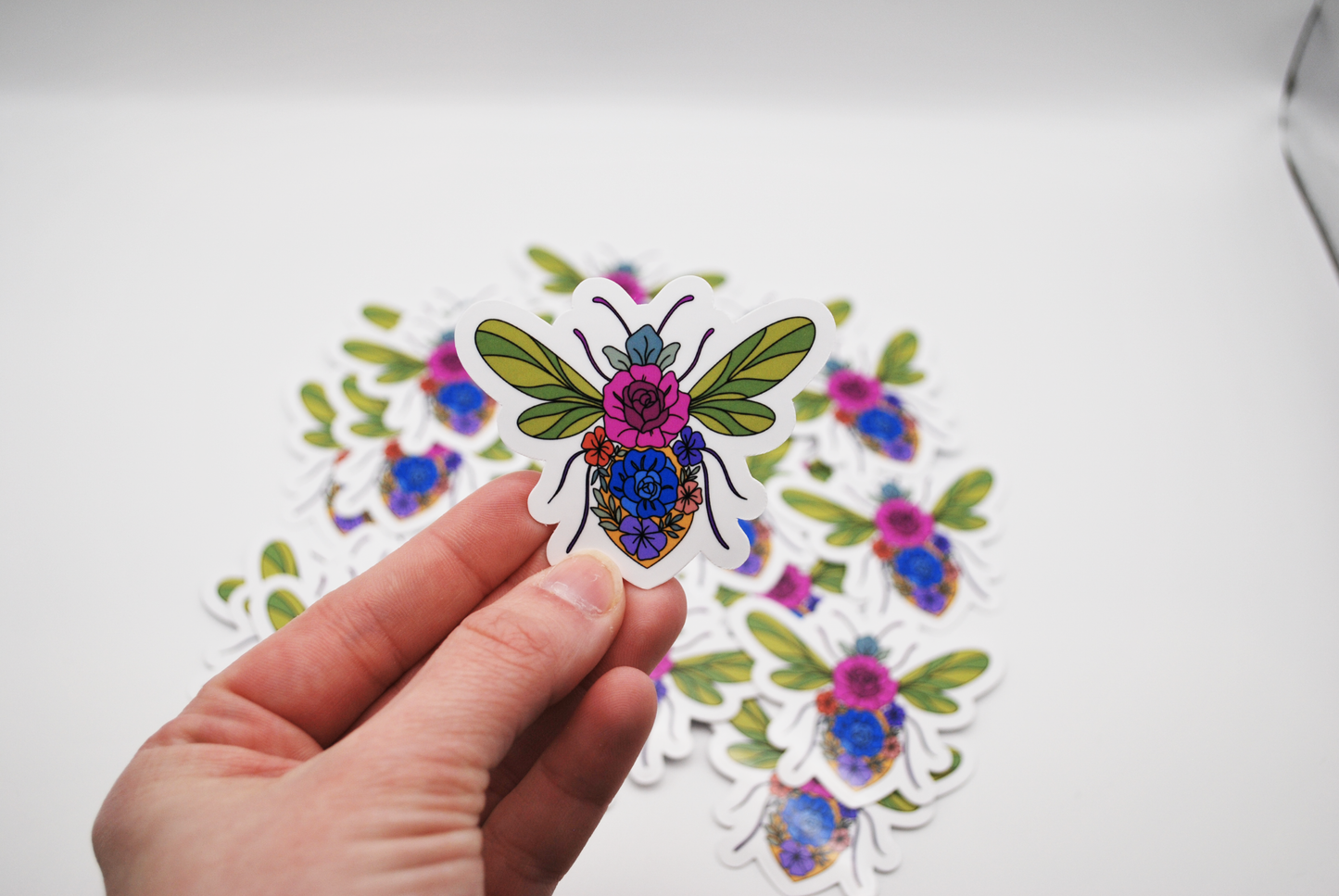 Vibrant Bee Sticker