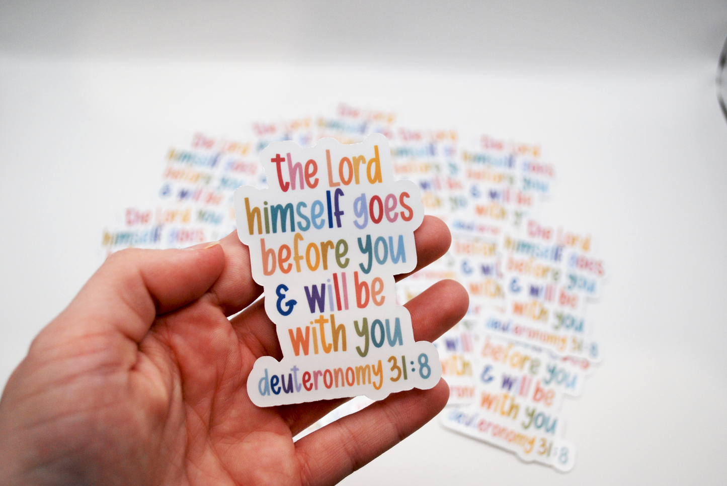 Deuteronomy Verse Sticker