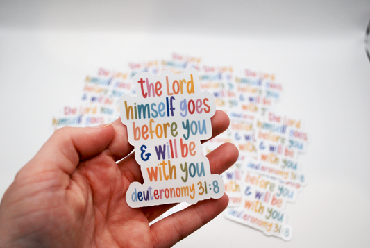 Deuteronomy Verse Sticker