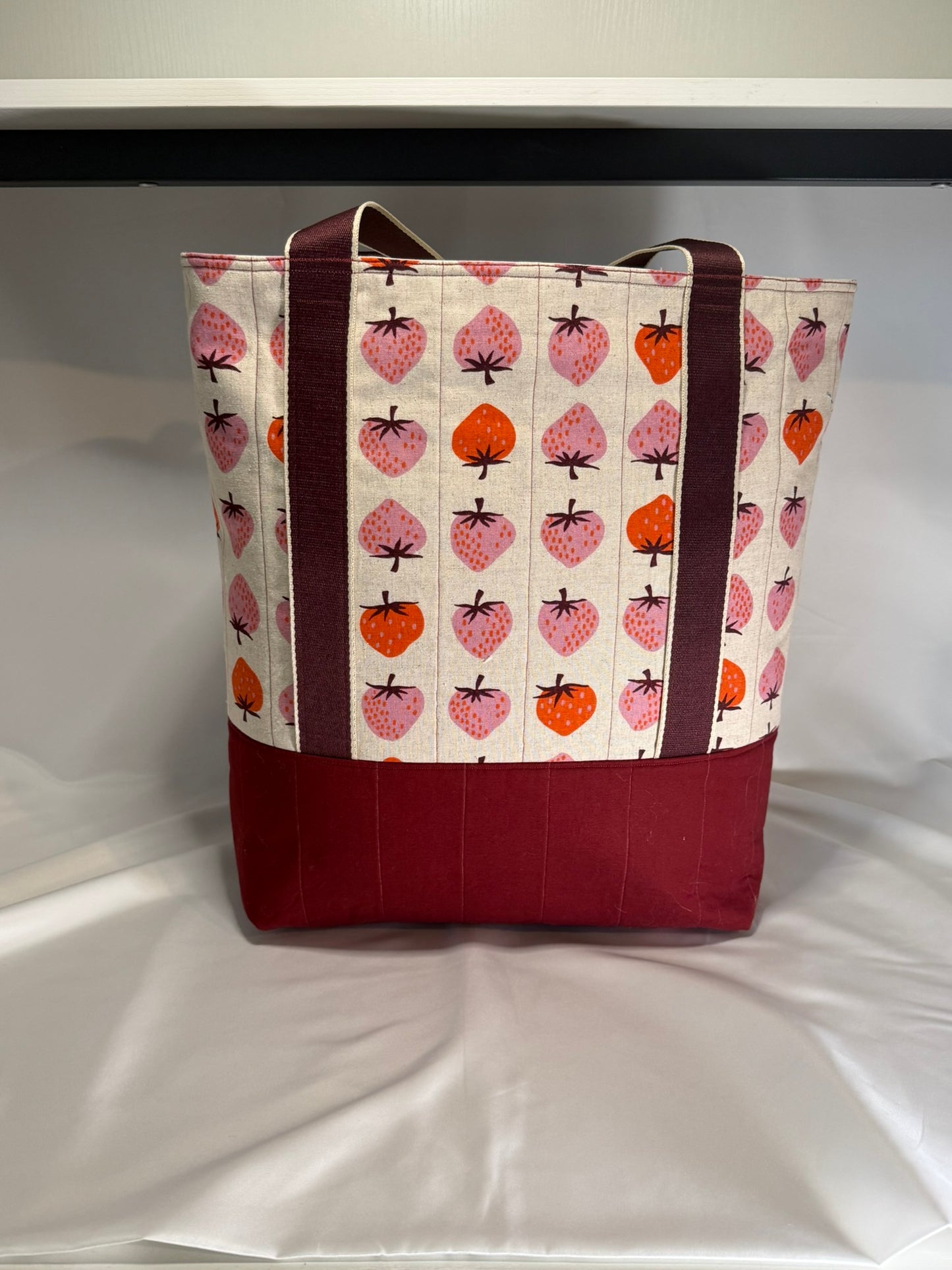 Everyday Tote Bag- Strawberry Fields