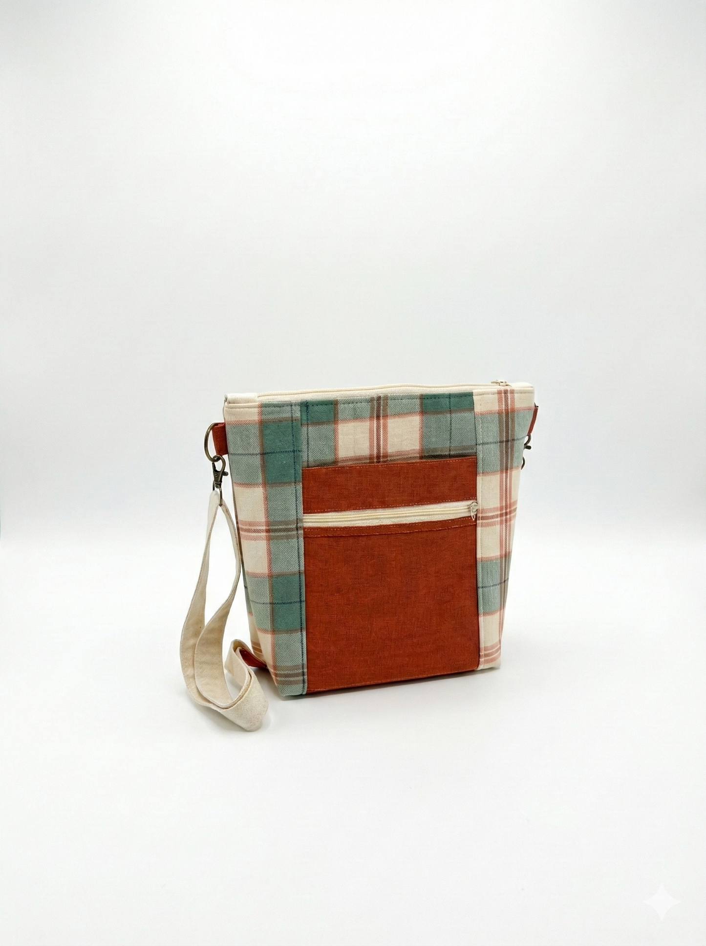 NoCo Crossbody Bag- Fallscape Plaid