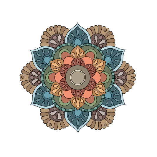 NoCo Bright Mandala Sticker