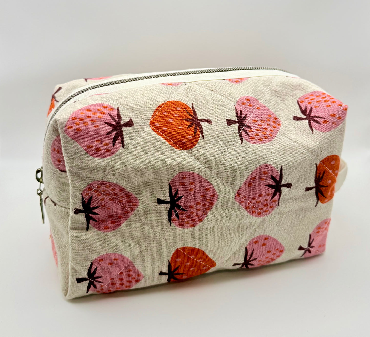 Medium Travel Pouch- Strawberry Fields