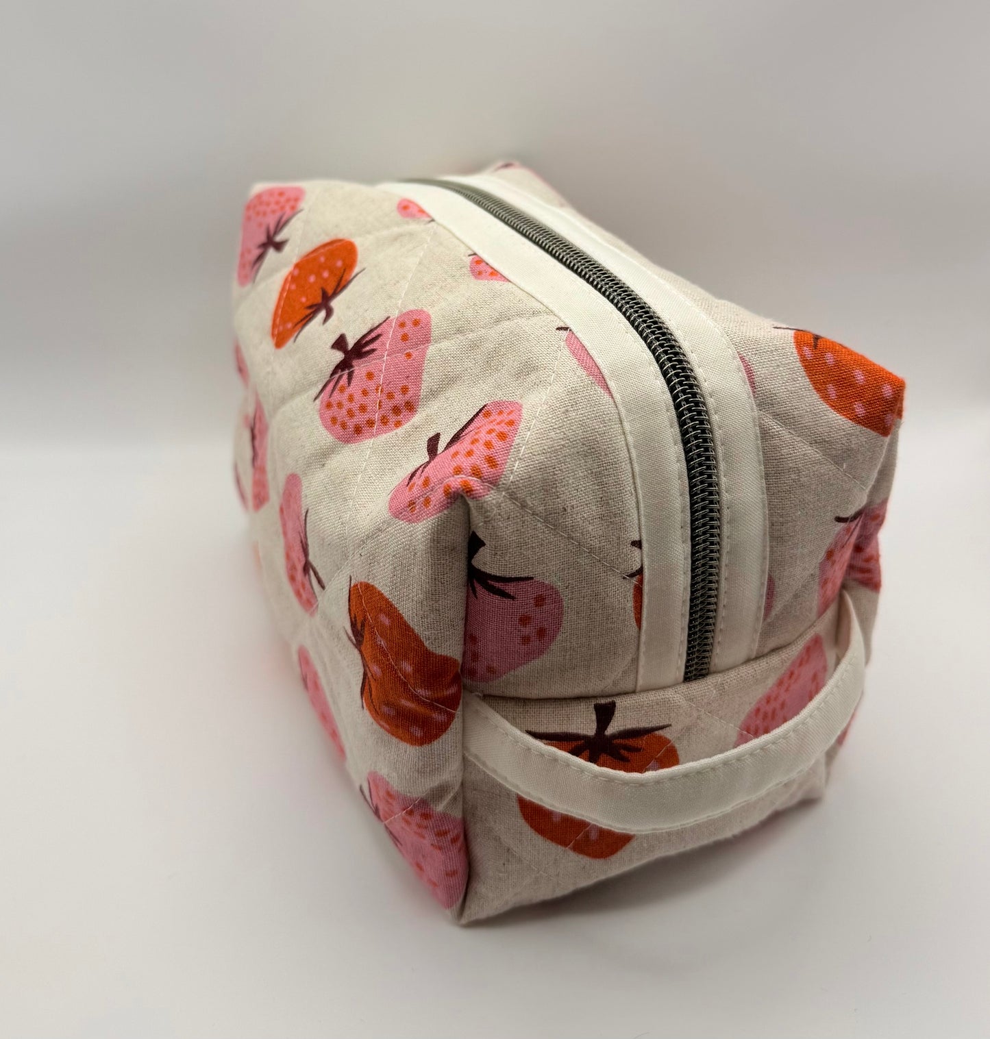 Medium Travel Pouch- Strawberry Fields