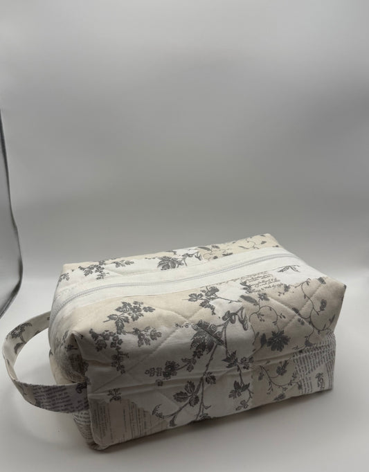 Large Travel Pouch- Wedding Words