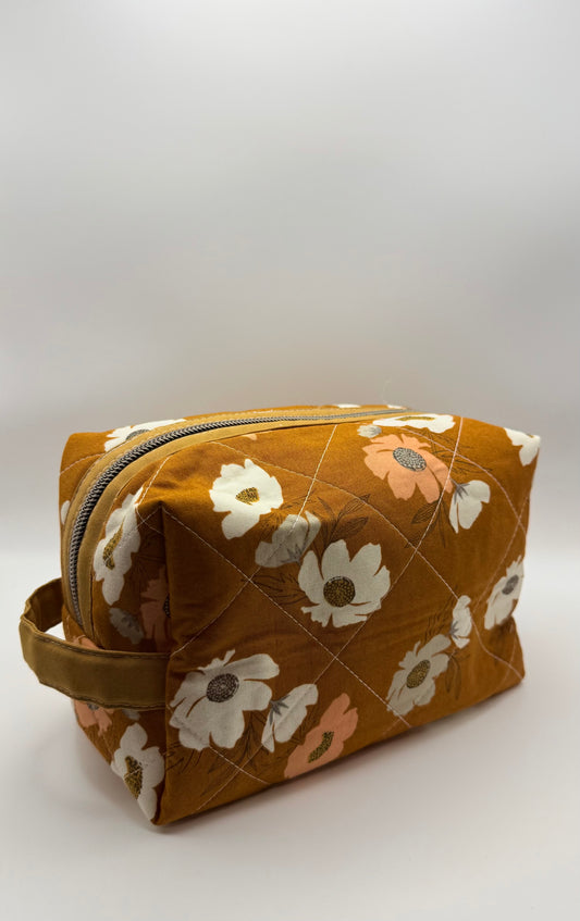 Medium Travel Pouch- Fall Florals