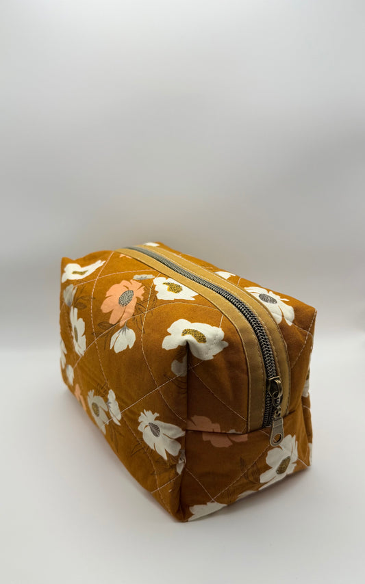 Medium Travel Pouch- Fall Florals