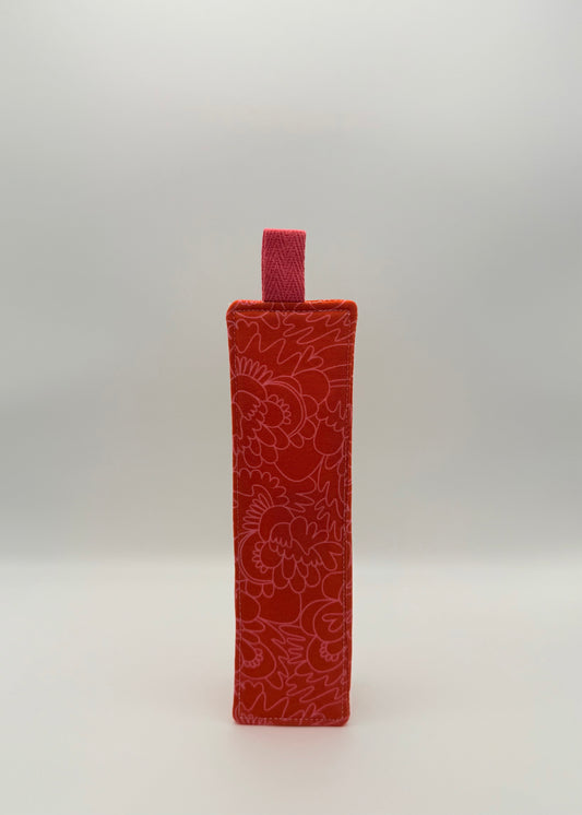Quilted Bookmark- Big Red
