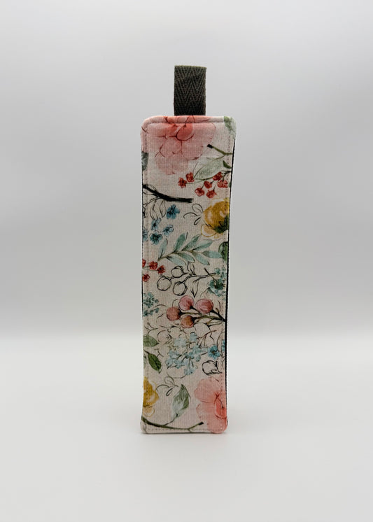Quilted Bookmark- Bright Botanicals