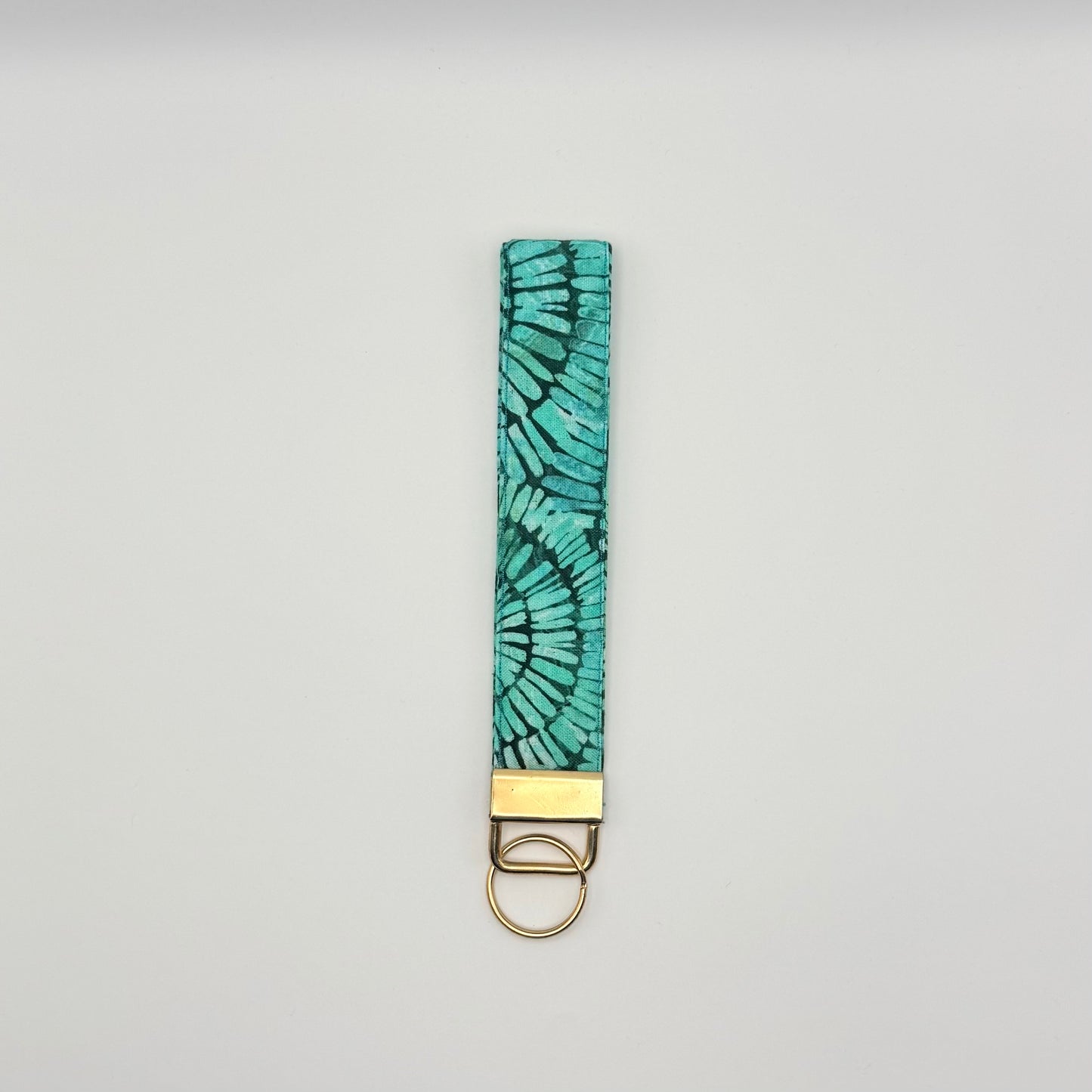 NoCo Keychain- Teal Tie Dye