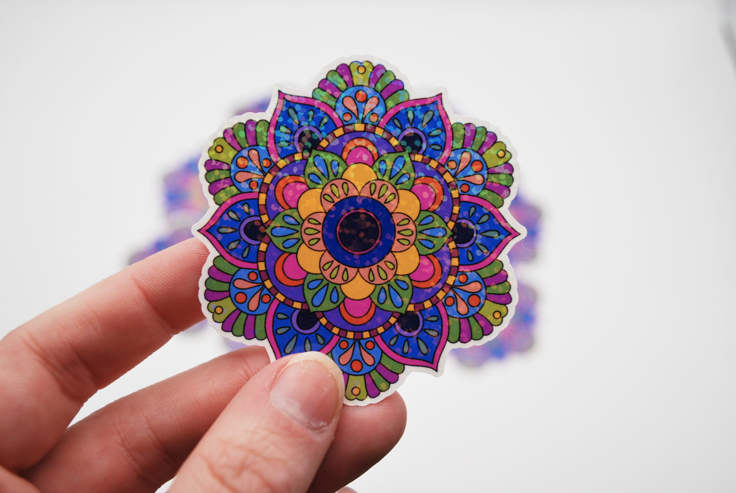 Vibrant Vibes Mandala Sticker