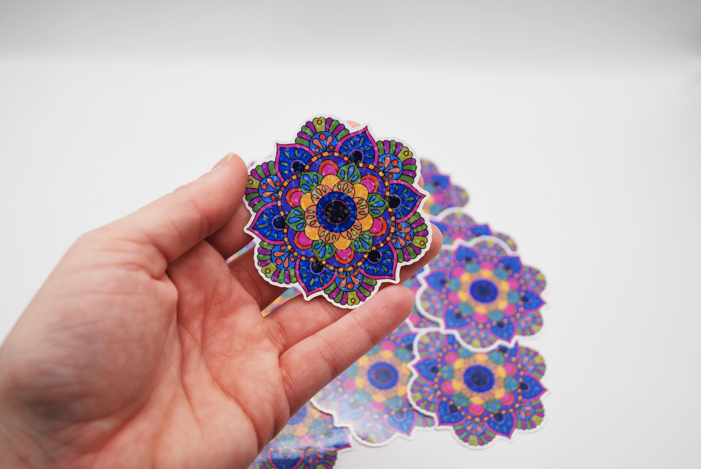 Vibrant Vibes Mandala Sticker